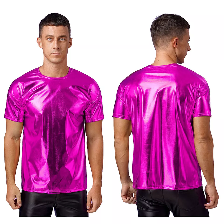 CAMISETA BRILLANTE EN LAME LUXURY 1