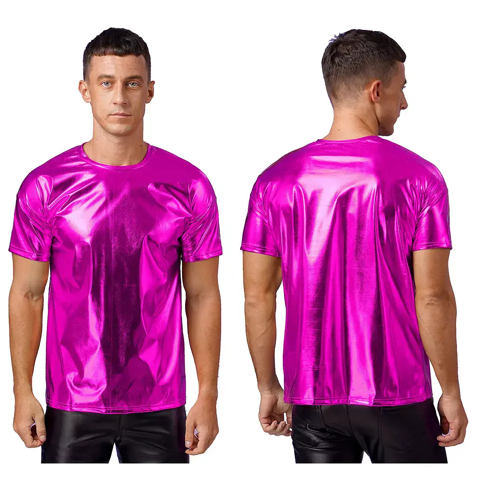 CAMISETA BRILLANTE EN LAME LUXURY 1