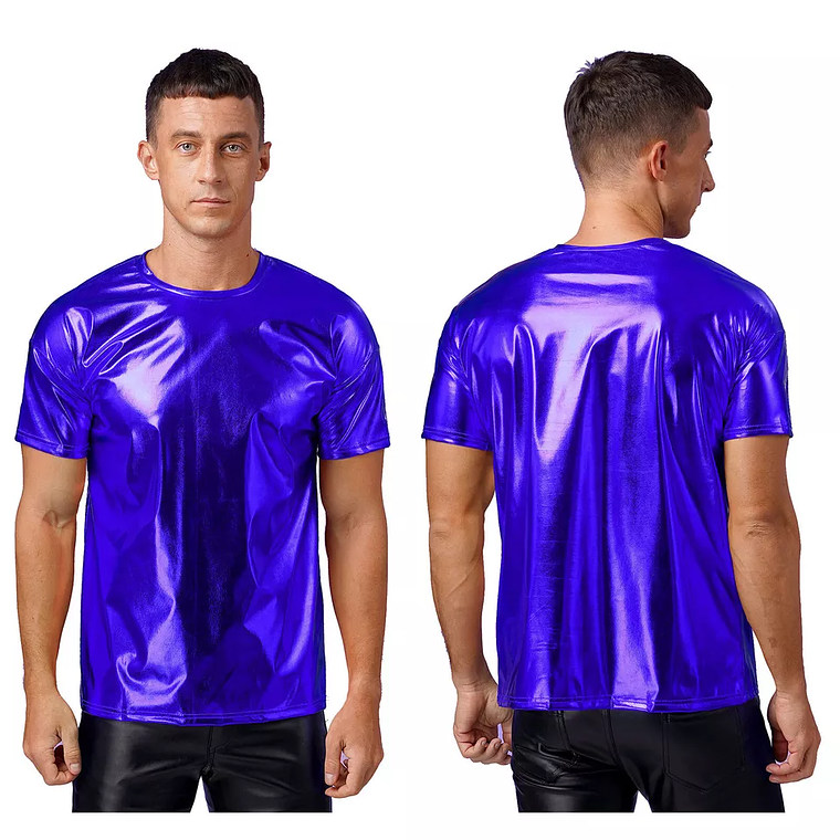 CAMISETA BRILLANTE EN LAME LUXURY 2