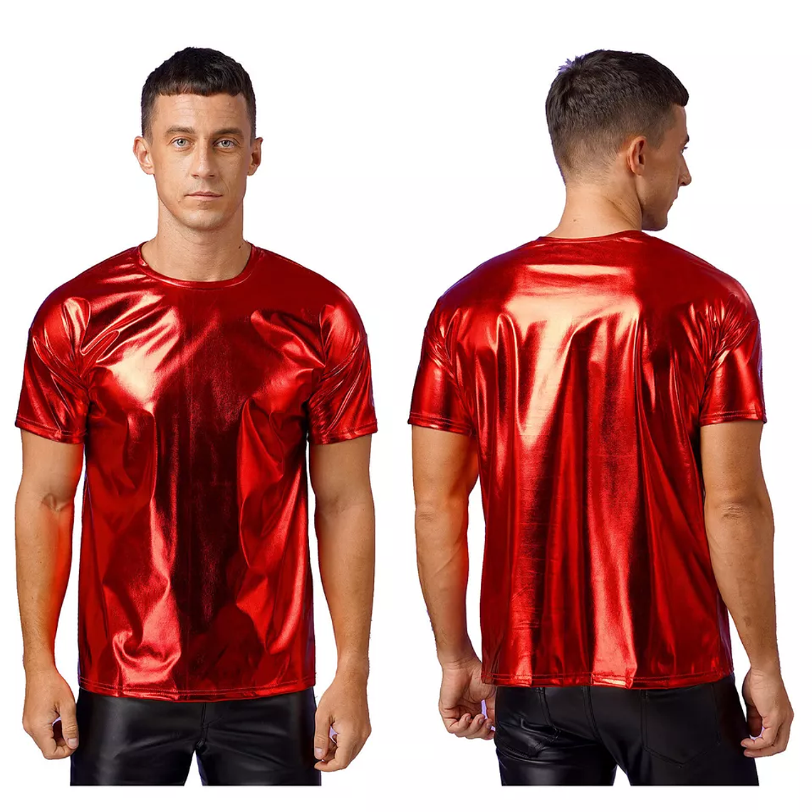 CAMISETA BRILLANTE EN LAME LUXURY 3