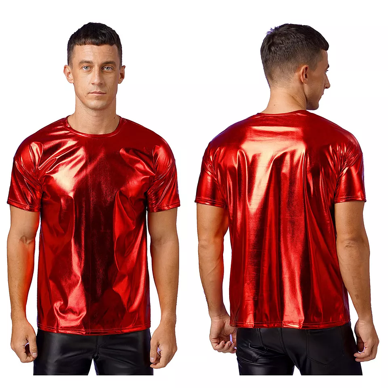 CAMISETA BRILLANTE EN LAME LUXURY 3