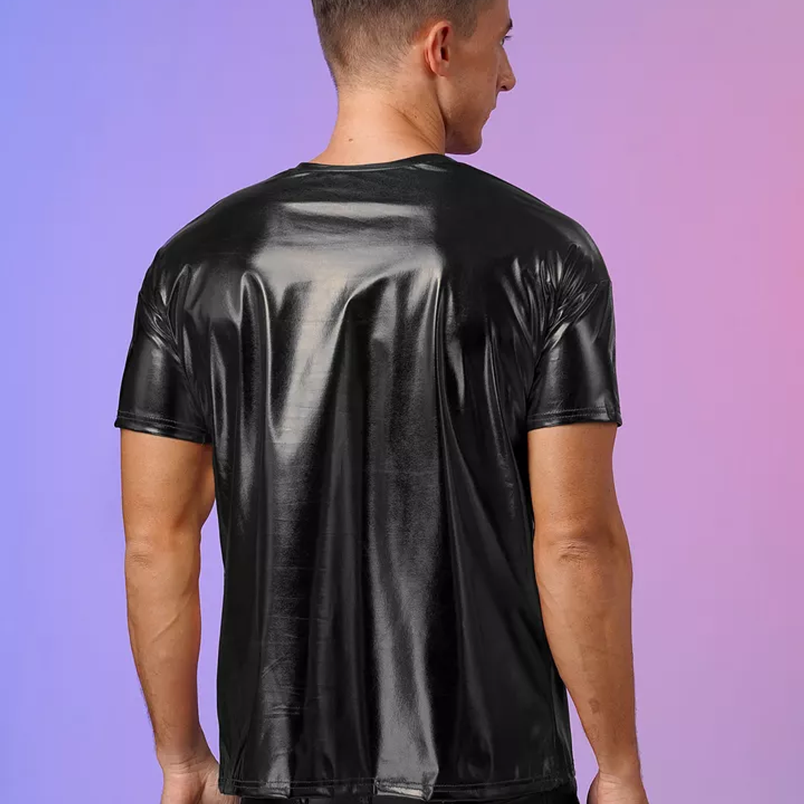 CAMISETA BRILLANTE EN LAME LUXURY 4