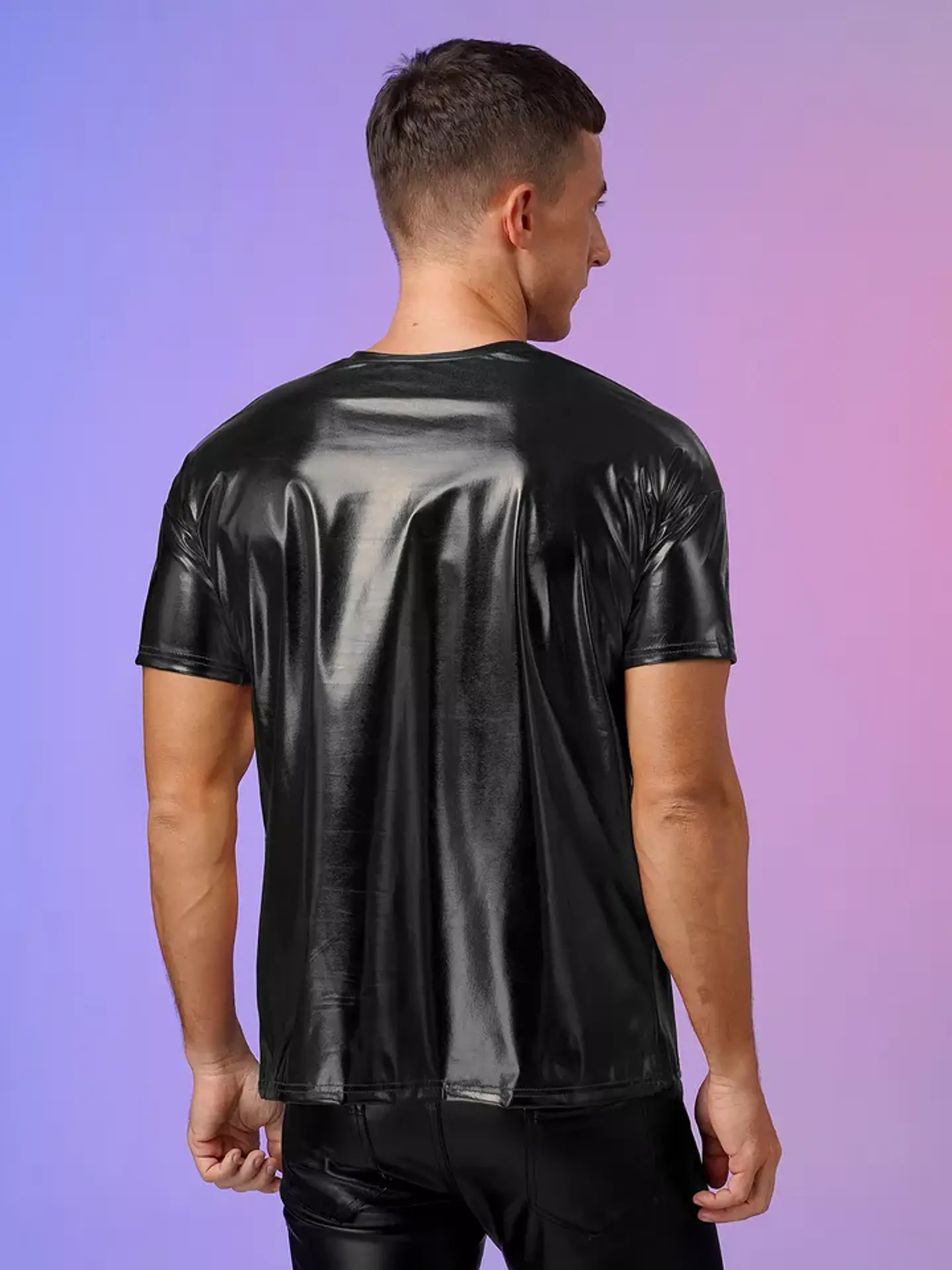 CAMISETA BRILLANTE EN LAME LUXURY 4