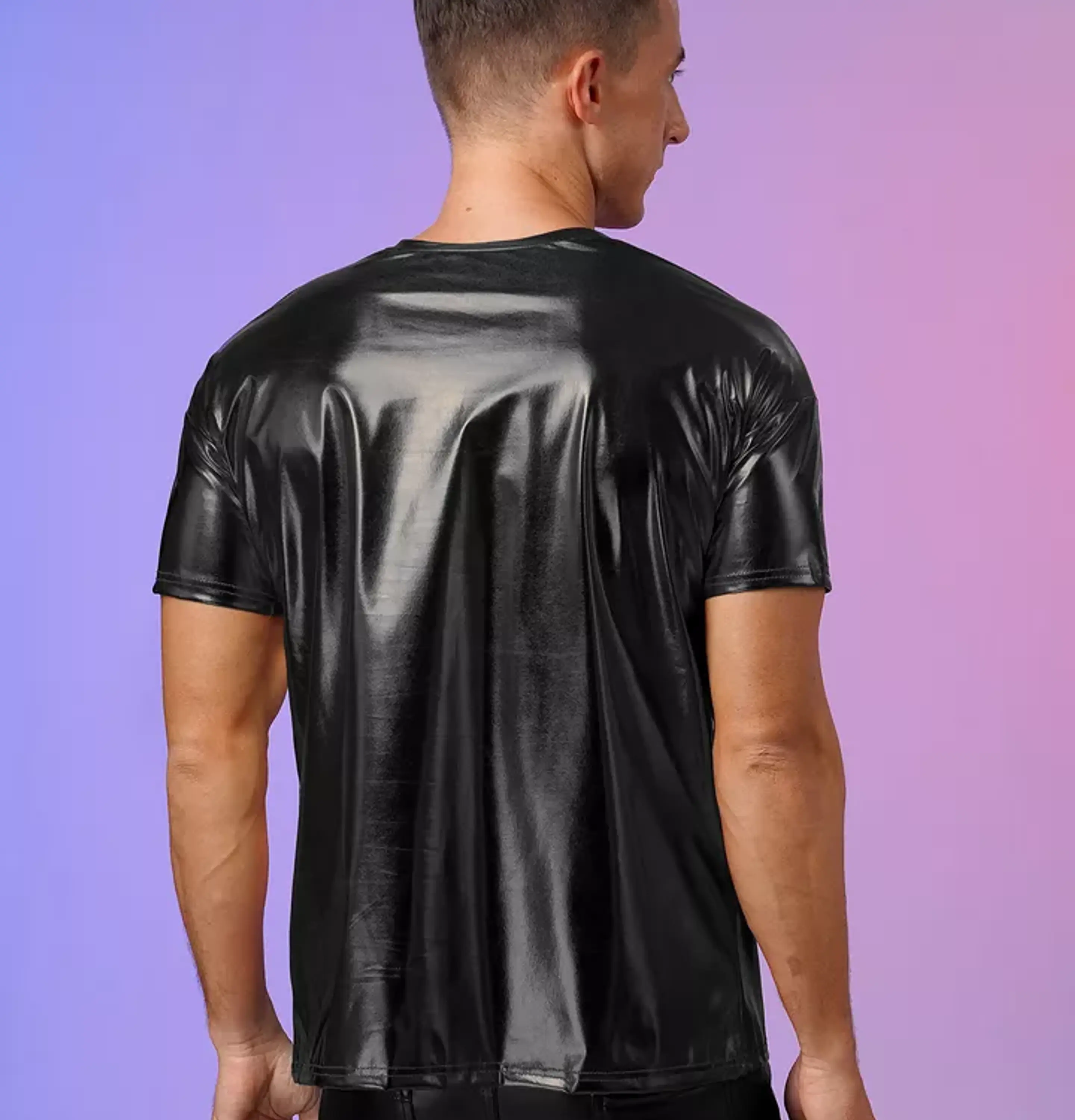 CAMISETA BRILLANTE EN LAME LUXURY 4
