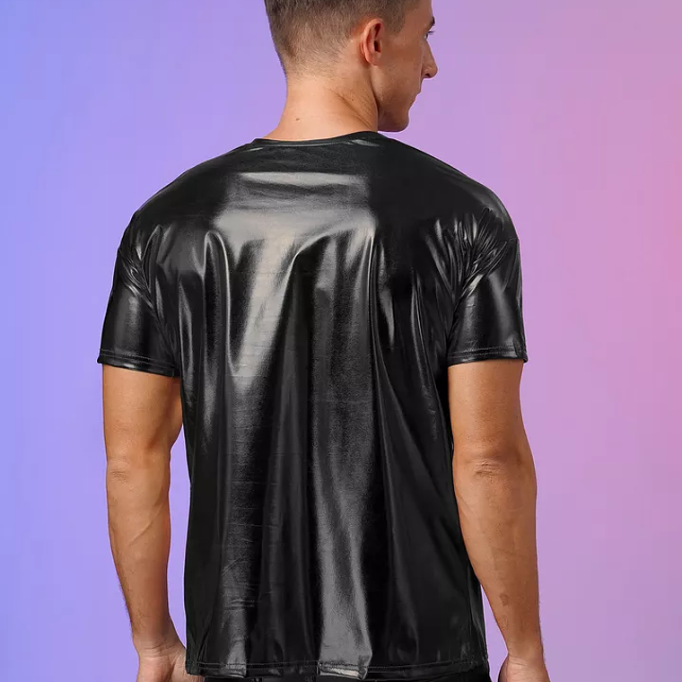 CAMISETA BRILLANTE EN LAME LUXURY 4