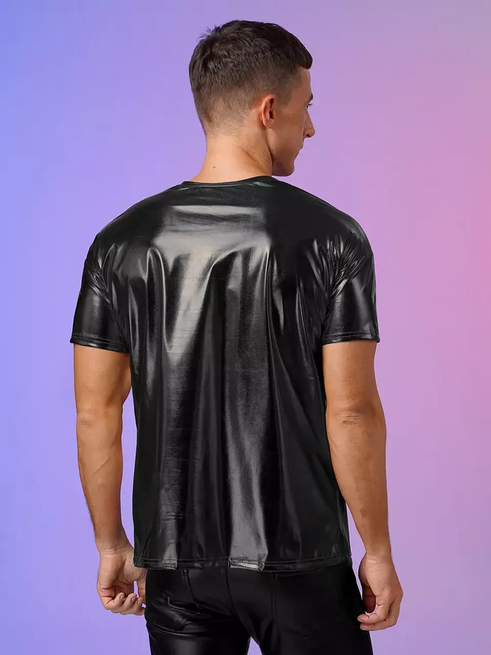 CAMISETA BRILLANTE EN LAME LUXURY 4