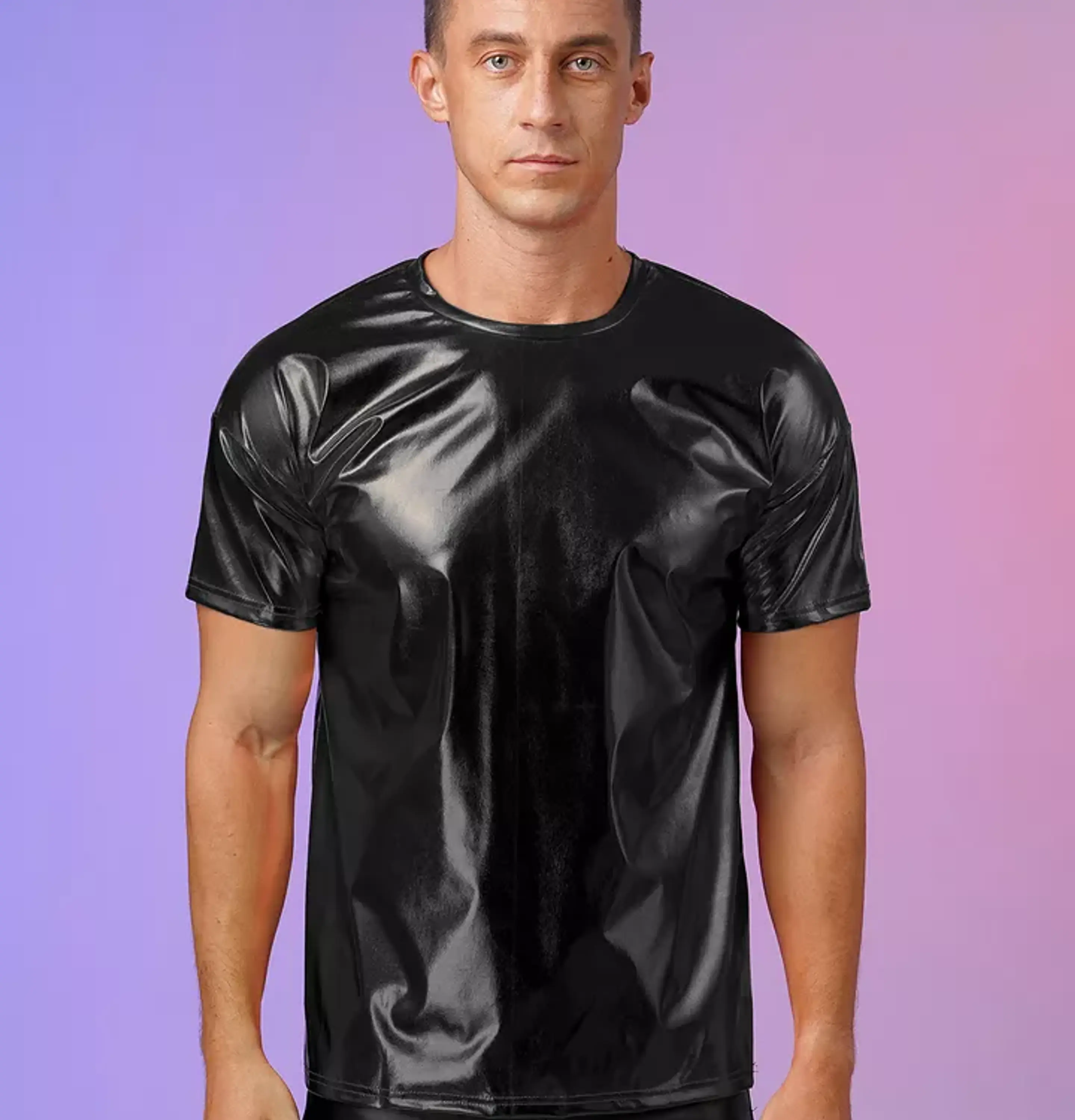CAMISETA BRILLANTE EN LAME LUXURY 5