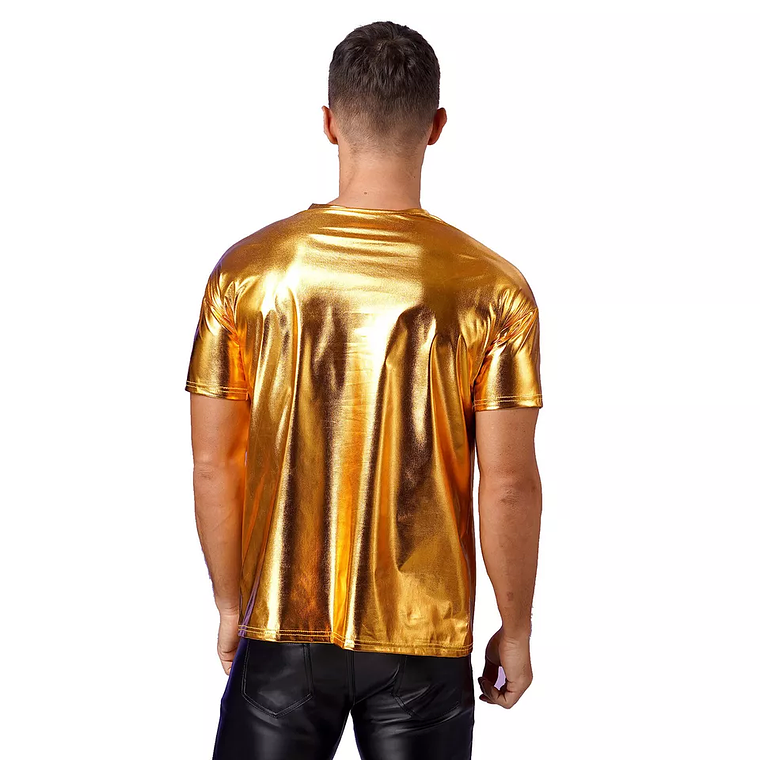 CAMISETA BRILLANTE EN LAME LUXURY 6