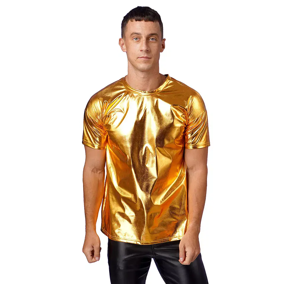 CAMISETA BRILLANTE EN LAME LUXURY 7