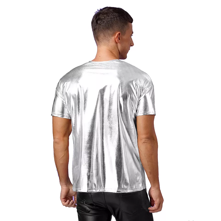 CAMISETA BRILLANTE EN LAME LUXURY 8