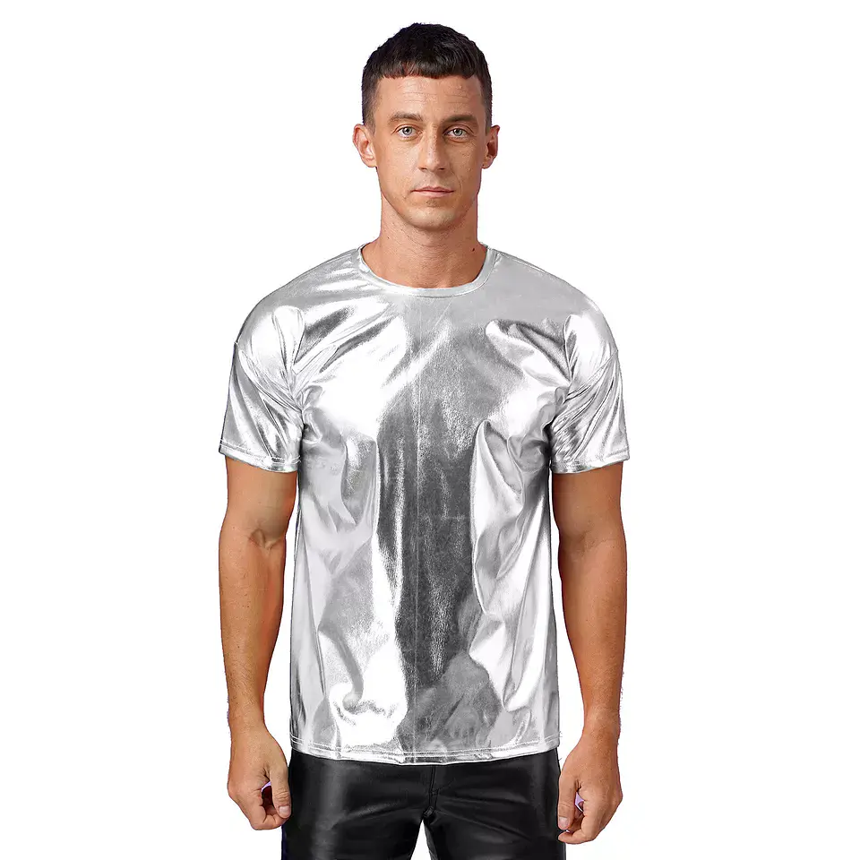CAMISETA BRILLANTE EN LAME LUXURY 9