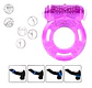 Anillo Vibrador Retardante Sencillo Pene/Estimulador/Rosado - Miniatura 1