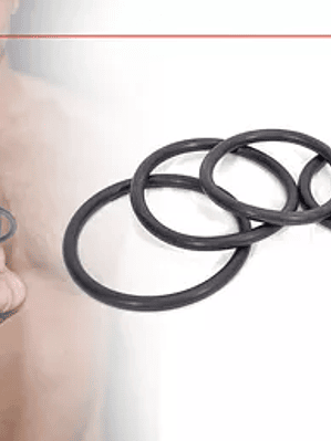 ARO METALICO INOXIDABLE NEGRO DE USO EROTICO