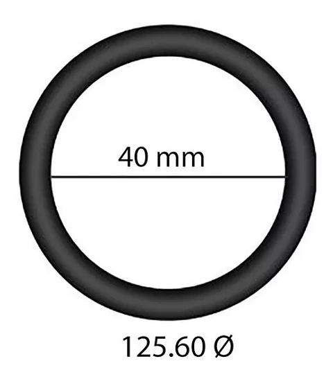 ARO METALICO INOXIDABLE NEGRO DE USO EROTICO