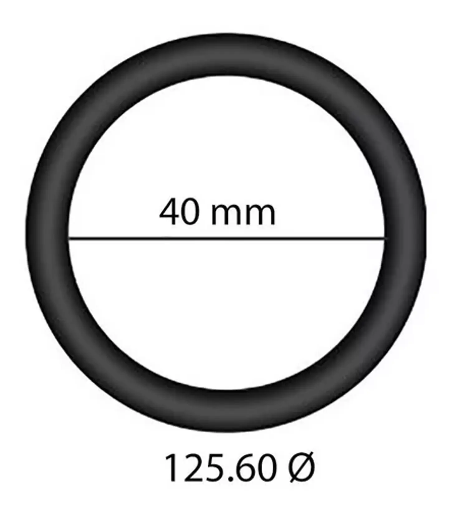 ARO METALICO INOXIDABLE NEGRO DE USO EROTICO 2