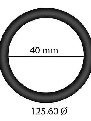 ARO METALICO INOXIDABLE NEGRO DE USO EROTICO