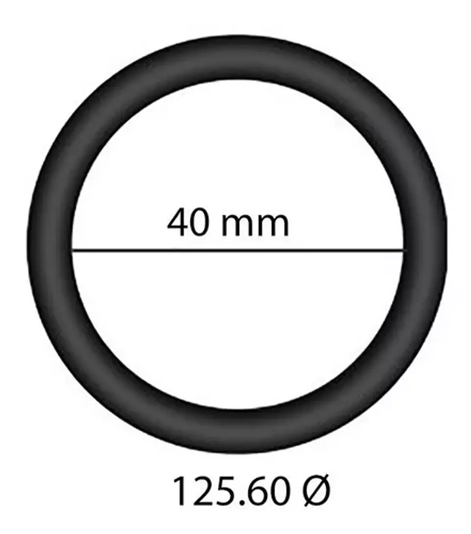 ARO METALICO INOXIDABLE NEGRO DE USO EROTICO 2