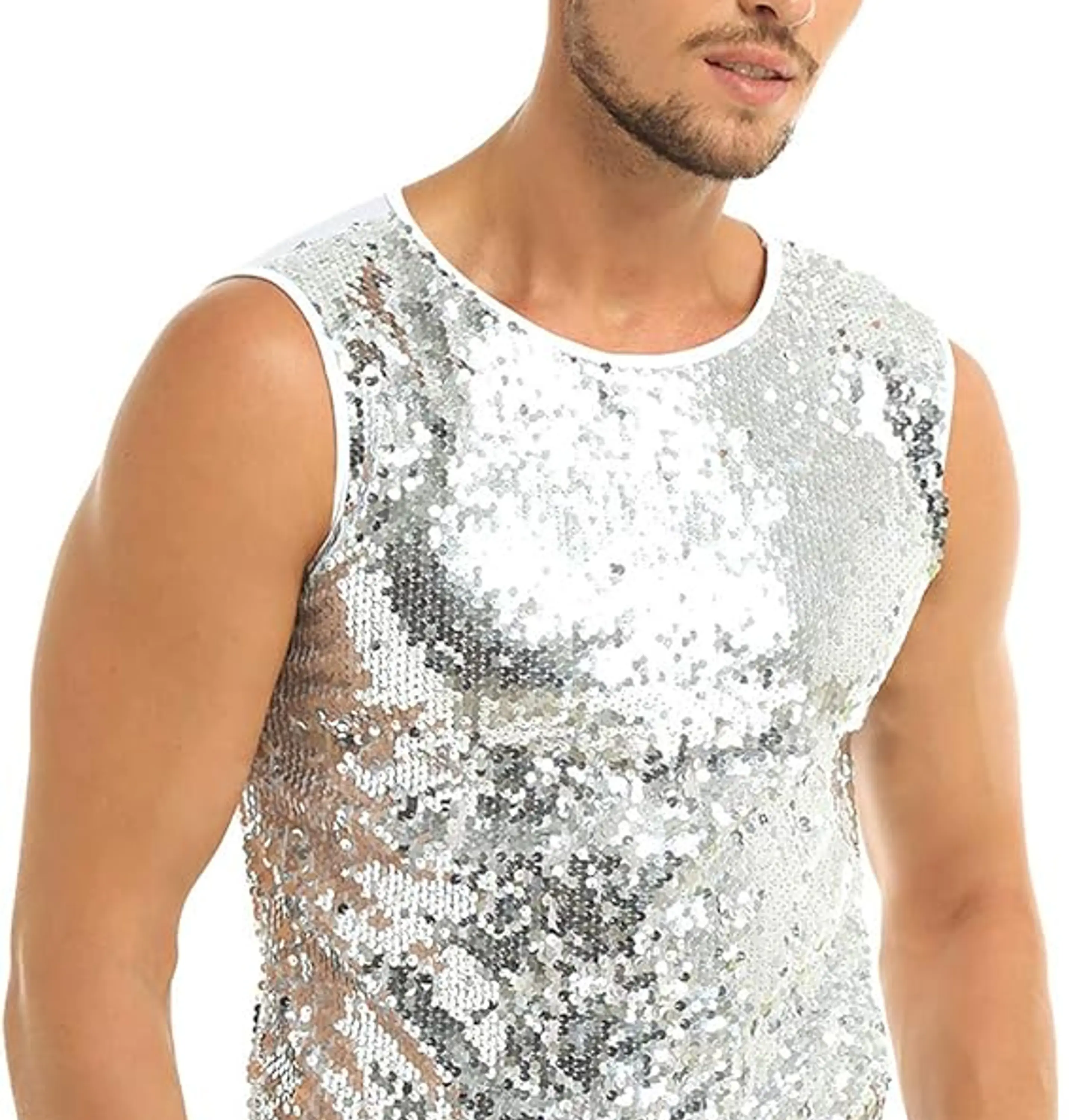 Camiseta sin mangas con lentejuelas 4
