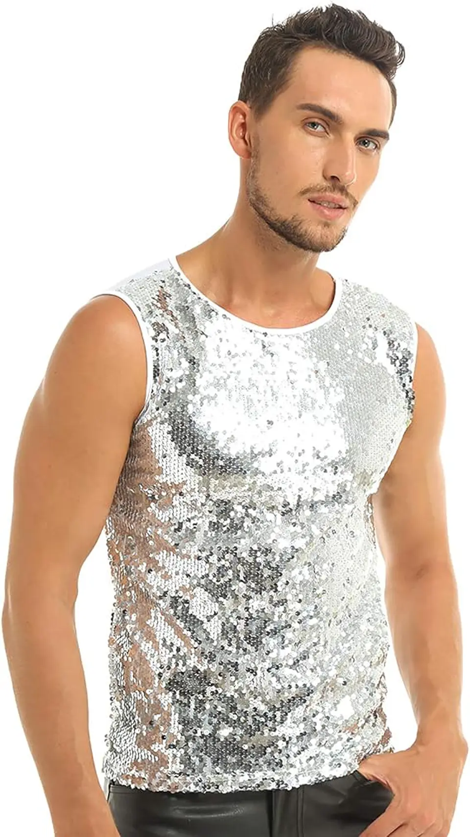 Camiseta sin mangas con lentejuelas 4