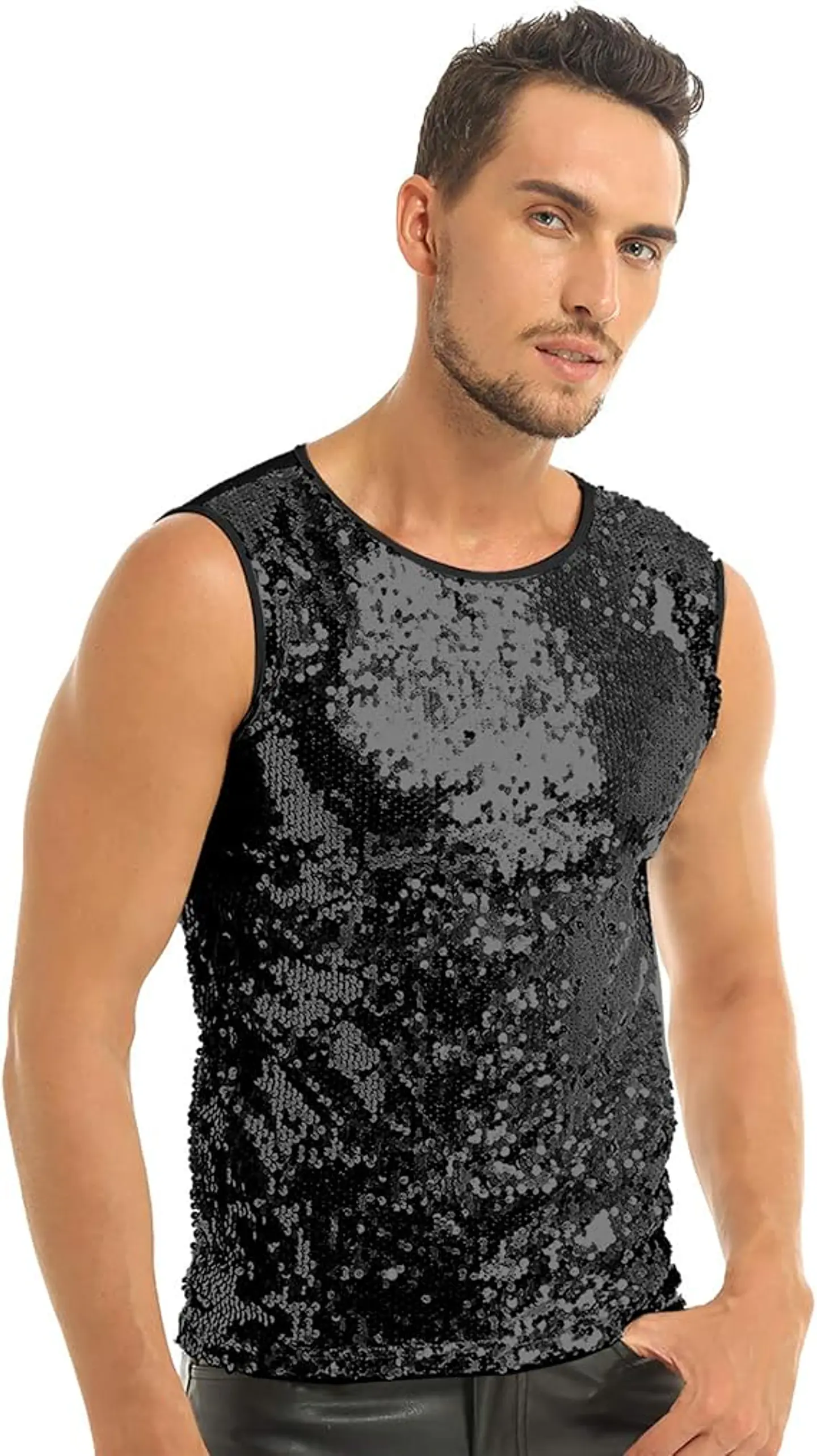 Camiseta sin mangas con lentejuelas 5