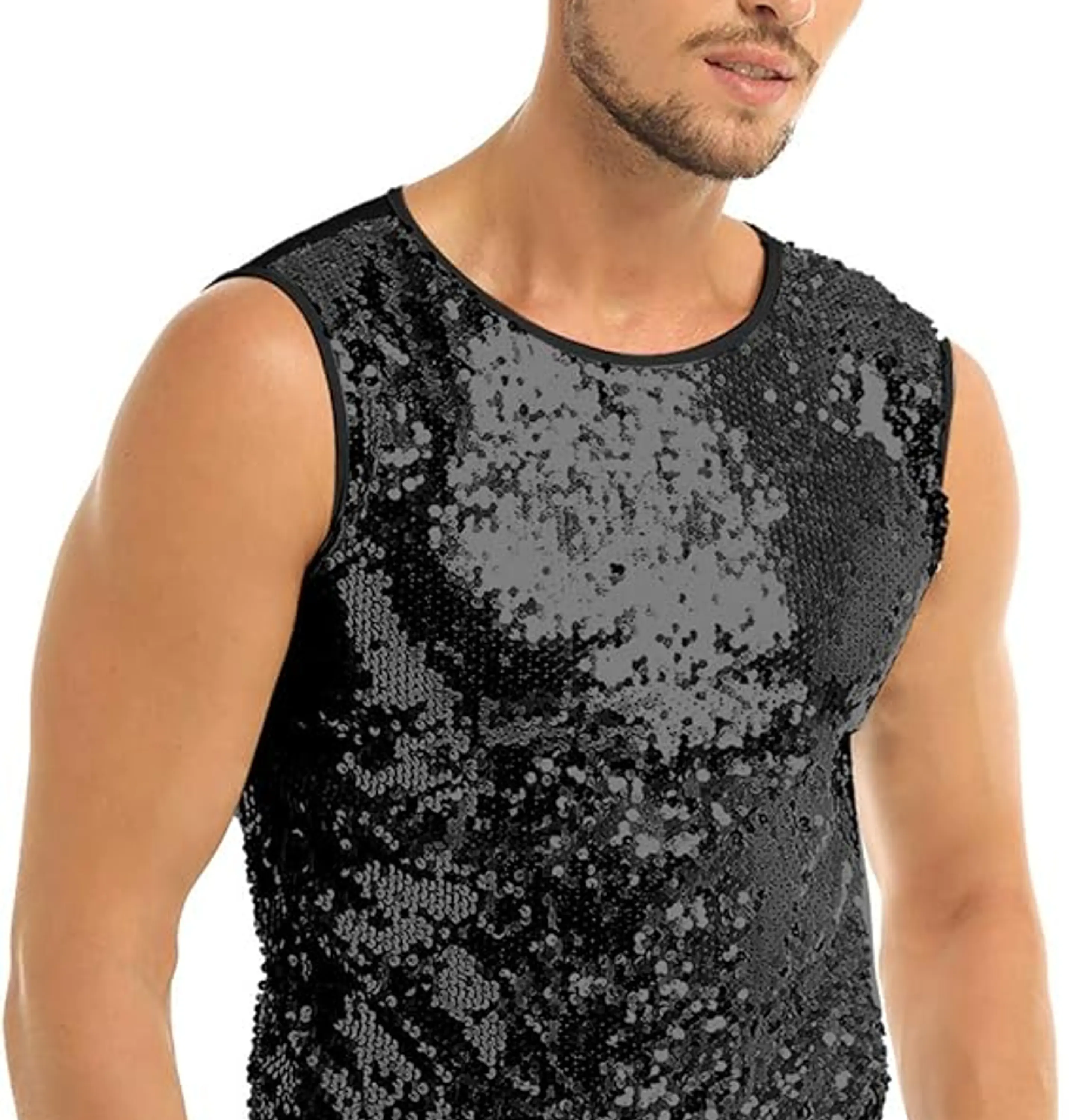 Camiseta sin mangas con lentejuelas 5