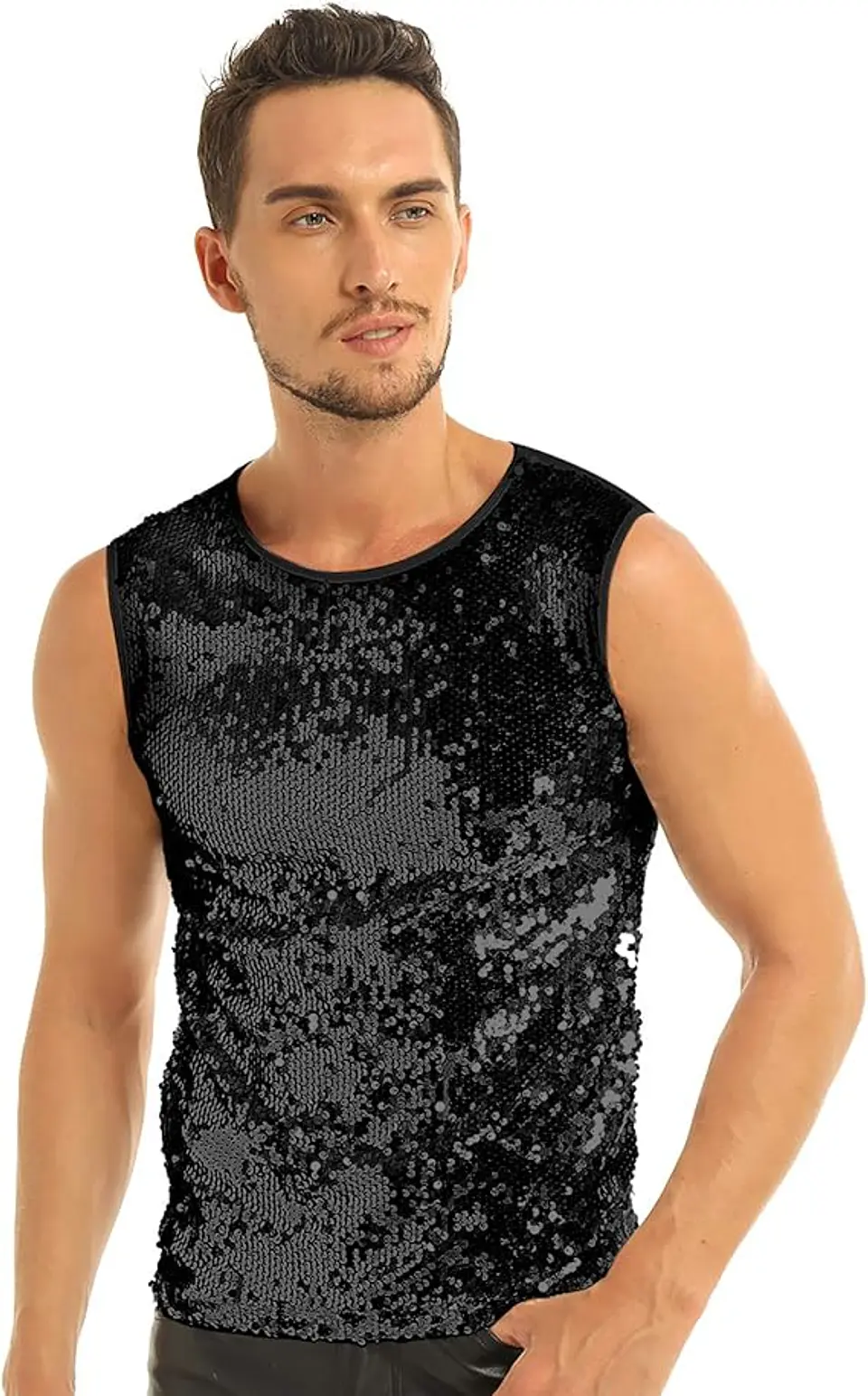 Camiseta sin mangas con lentejuelas 7