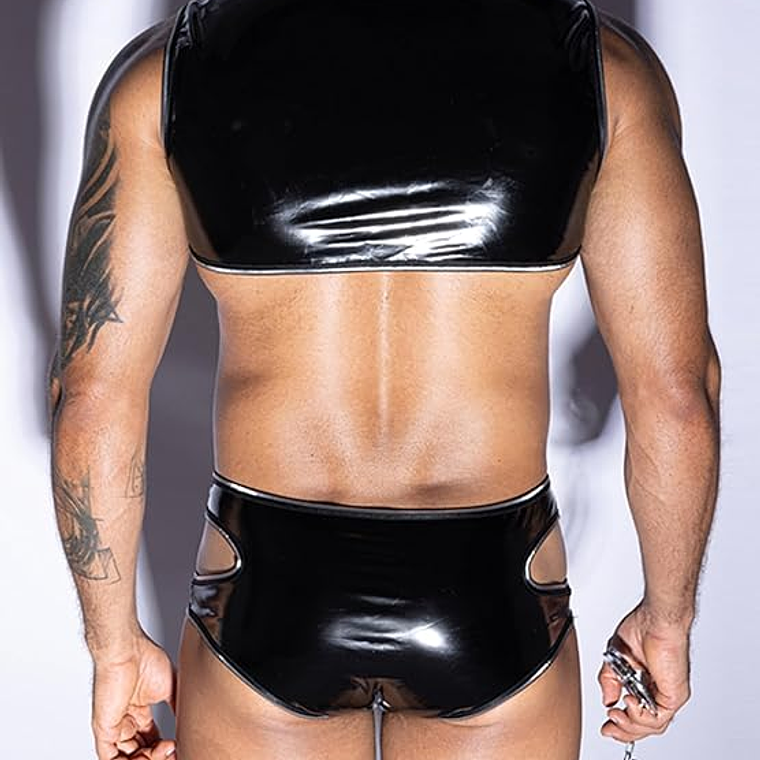 BODY LENCERIA PARA HOMBRE EN CHAROL 5