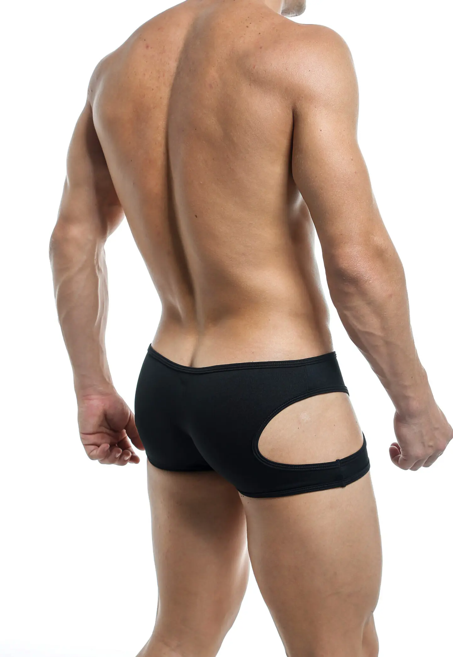 BOXER CACHETERO CON ABERTURA EN LYCRA 2