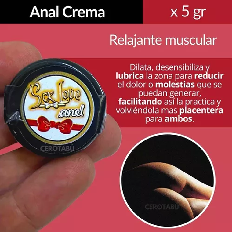 DILATADOR ANAL EN CREMA SEX LOVE 3