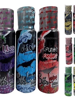 Lubricante Caliente Saborizado x30 ml Sex Love