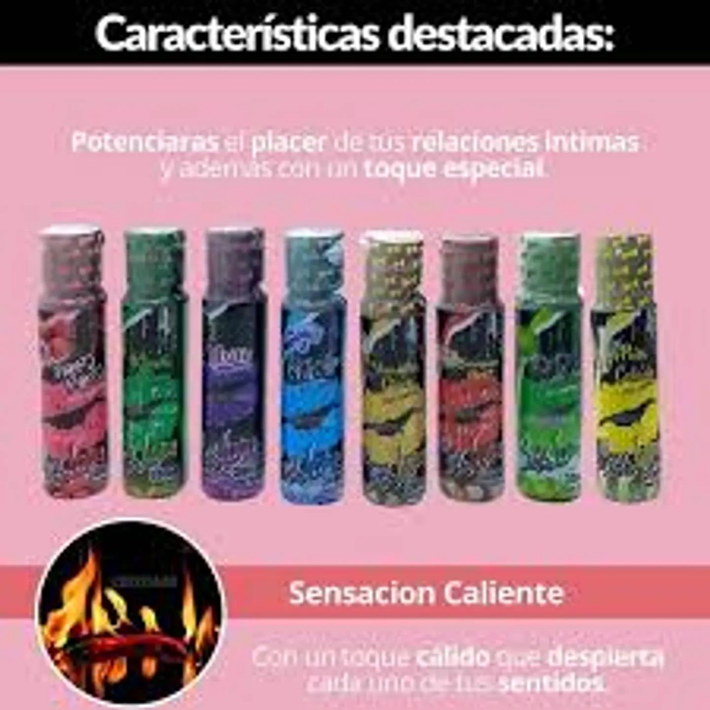 Lubricante Caliente Saborizado x30 ml Sex Love 3