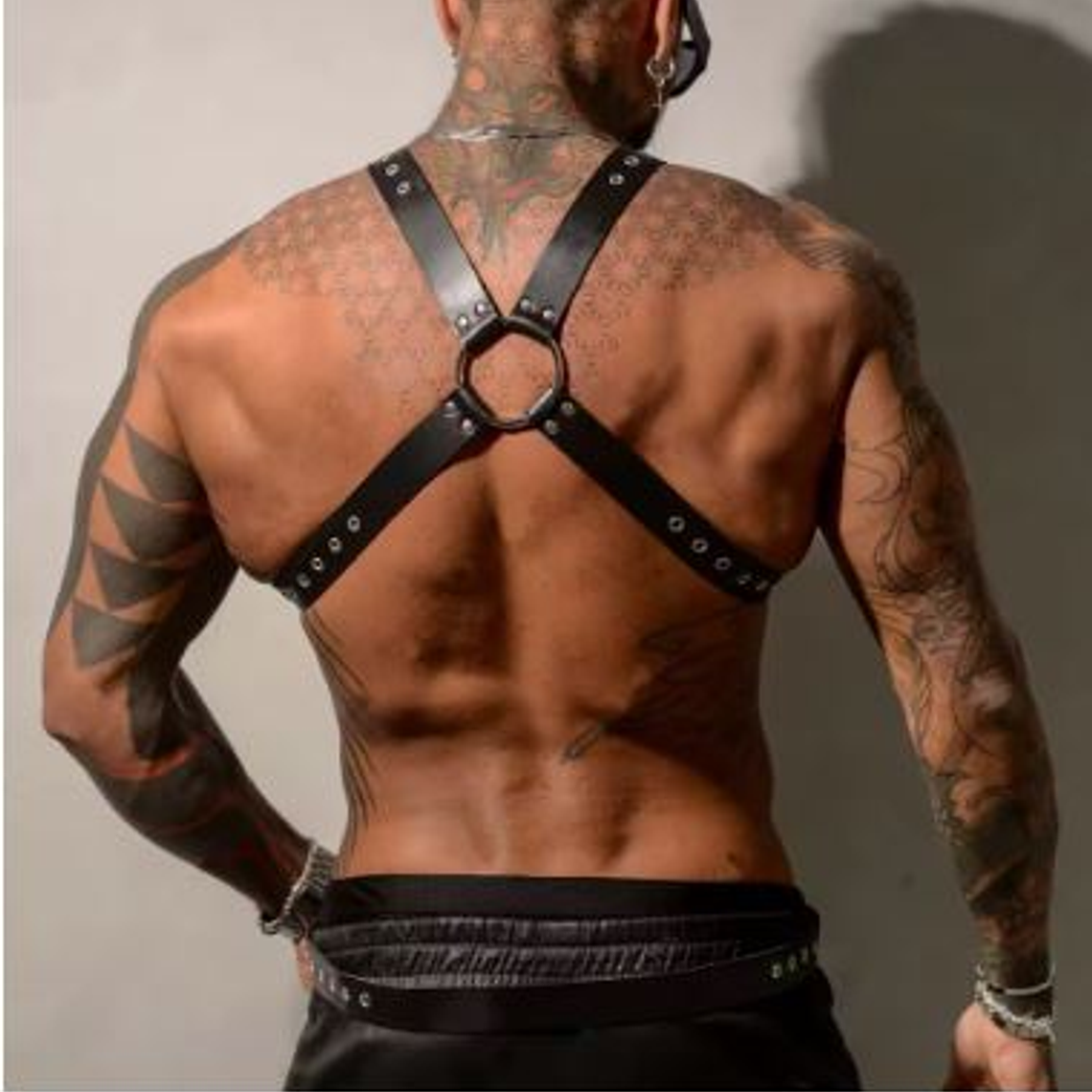  NUEVO  ARNES CON ANILLO RETARDANTE NEGRO 2