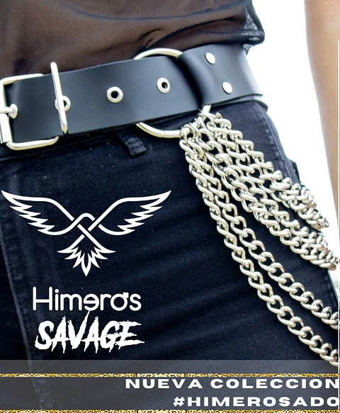 SINTURON CON CADENAS FOR