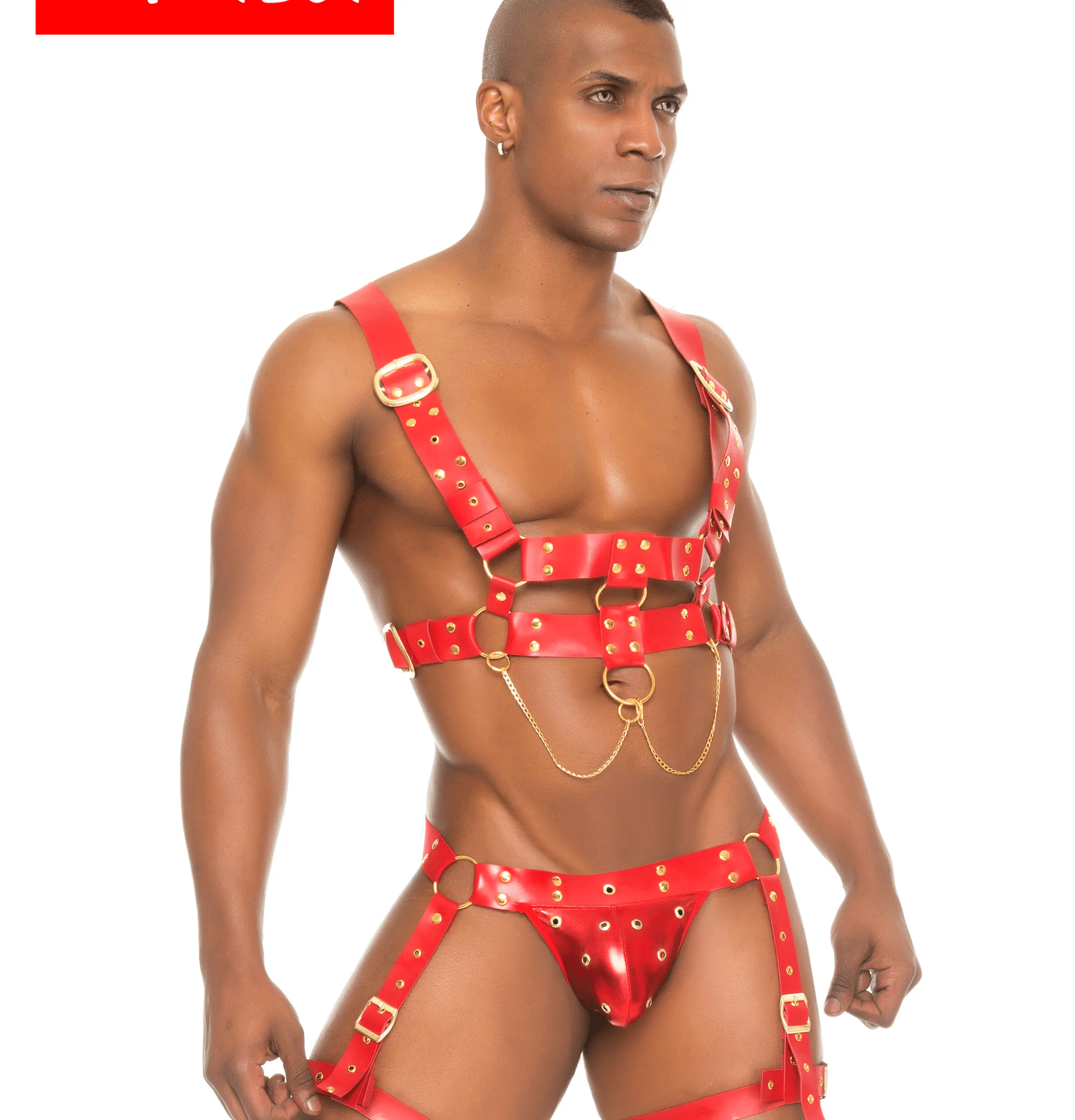 CONJUNTO MP FOR MEN BDSM-ARNES Y SUSPENSORIO 1
