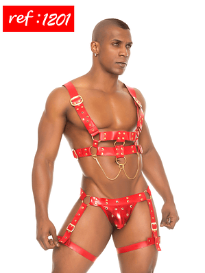CONJUNTO MP FOR MEN BDSM-ARNES Y SUSPENSORIO