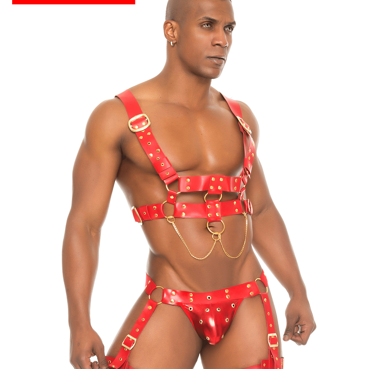 CONJUNTO MP FOR MEN BDSM-ARNES Y SUSPENSORIO 1
