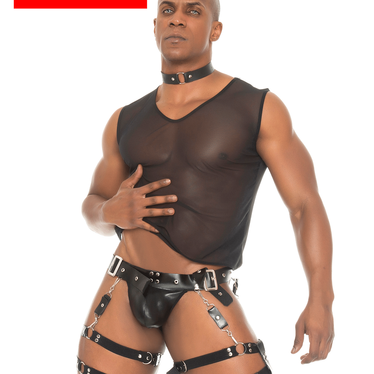 CONJUNTO MP FOR MEN BDSM-ARNES Y SUSPENSORIO 1