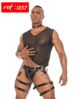 CONJUNTO MP FOR MEN BDSM-ARNES Y SUSPENSORIO