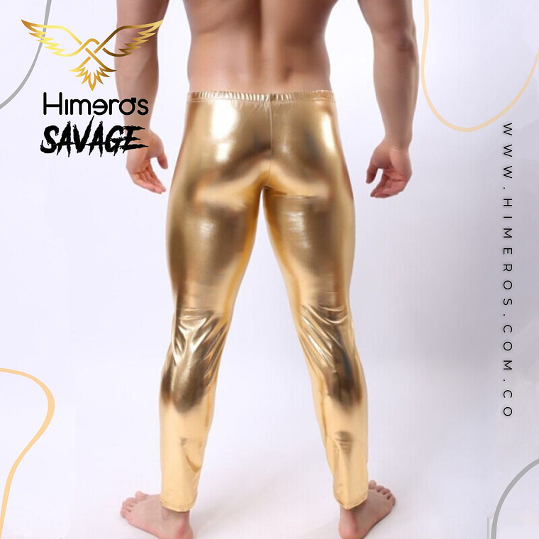 PANTALON DORADO LAME  2
