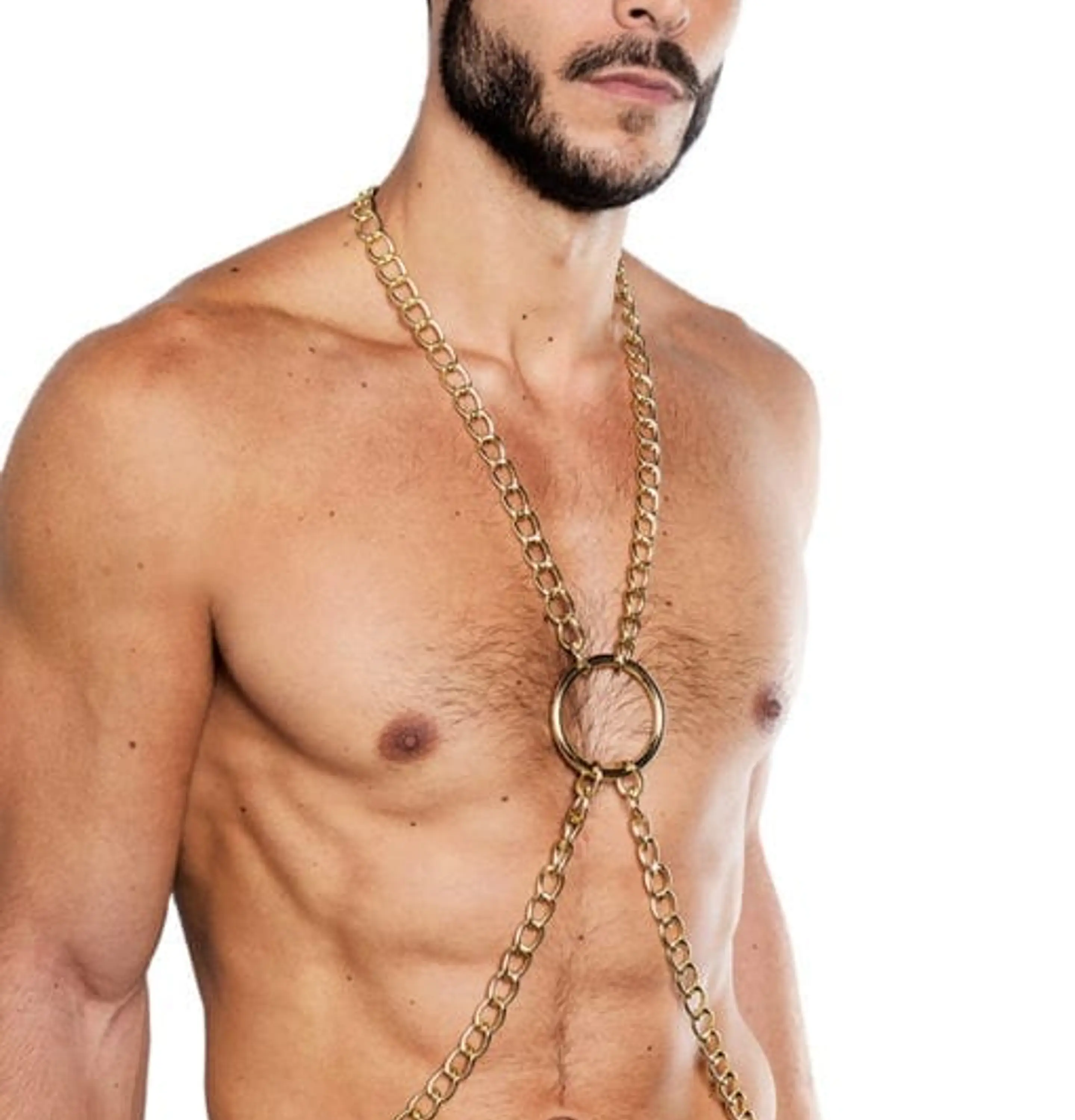 ARNÉS DE CADENAS DORADO 1
