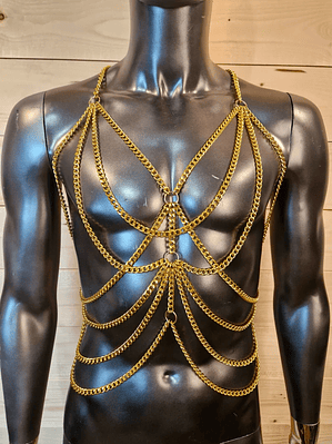ARNES EN CADENAS DORADO