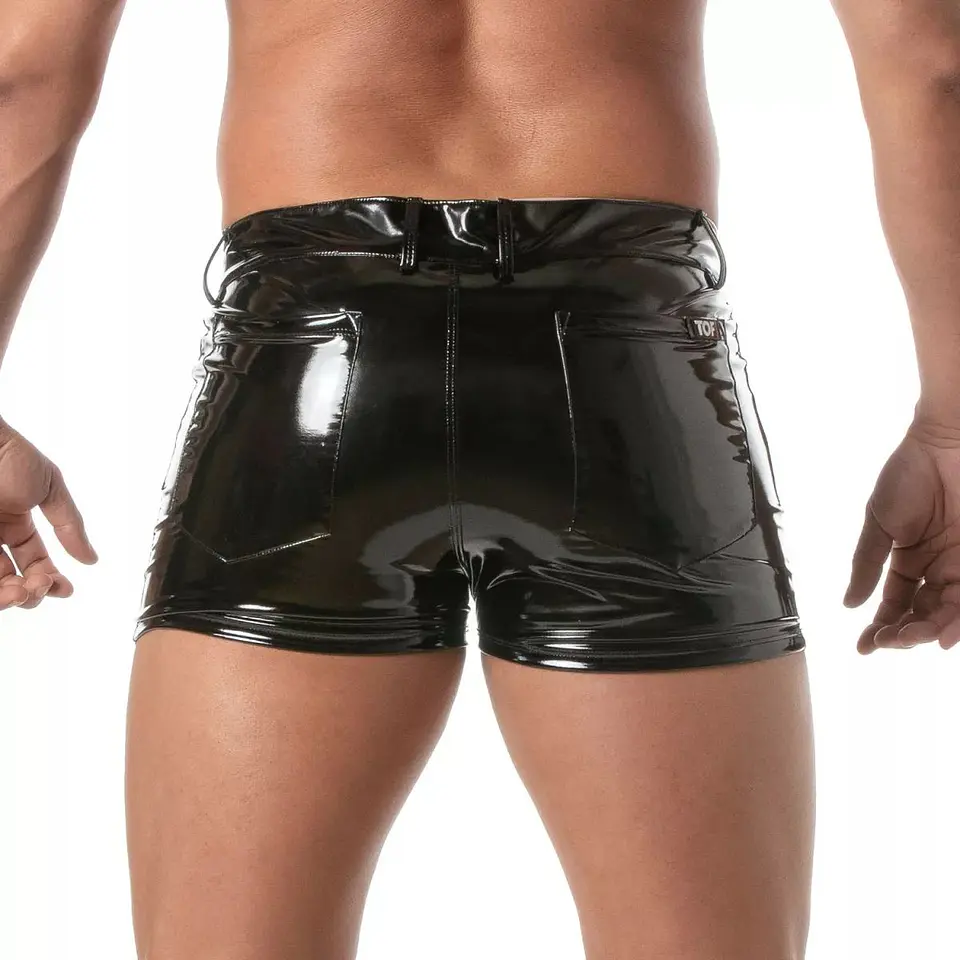 SHORT EN SHAROL  AJUSTADO NEGRO 2