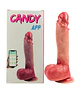DILDO VIBRADOR CANDY REALISTICO Y CALEFACCIÓN 23CM - Miniatura 1