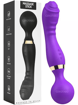 VIBRADOR DOBLE ESTIMULACION MASSAGE STICK