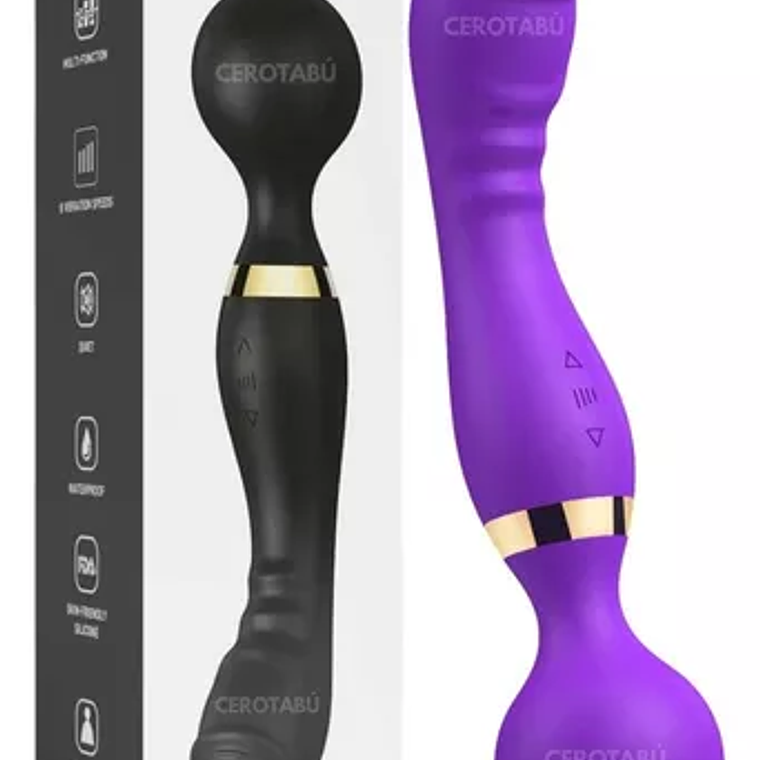 VIBRADOR DOBLE ESTIMULACION MASSAGE STICK 1