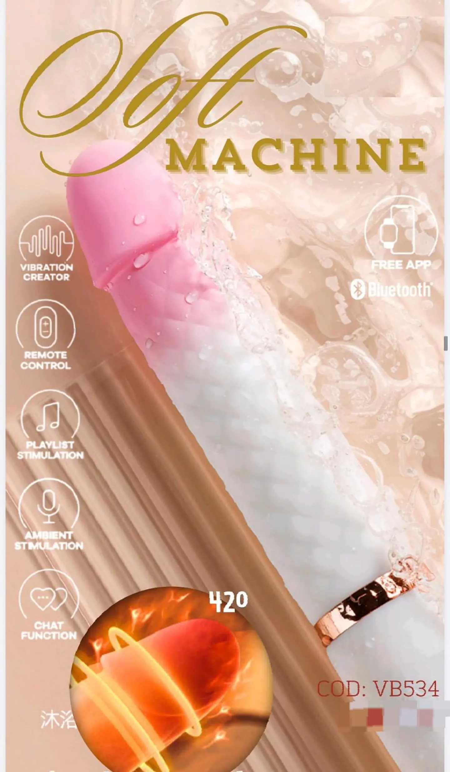 VIBRADOR ROYAL ARES RECARGABLEMACHINE 2