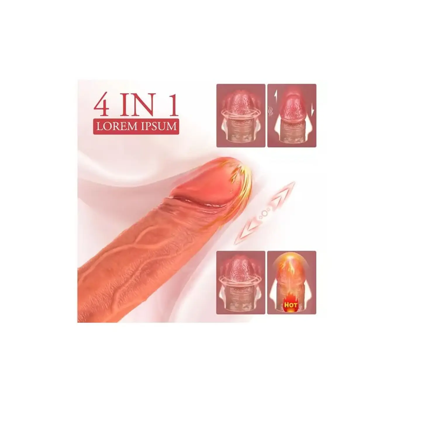 Vibrador Blade App 4 en 1 2