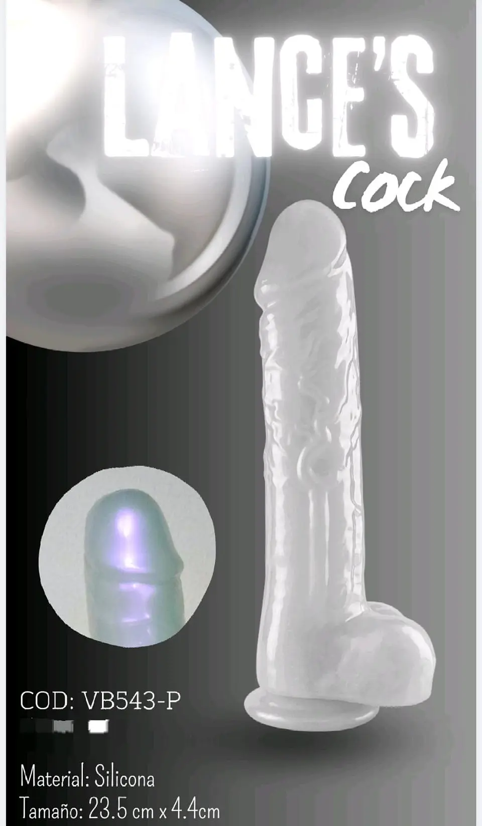 DILDO SILICONADO LANCES 2