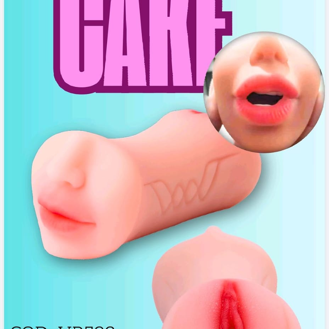 MASTURBADOR BOCA  CAKE 1