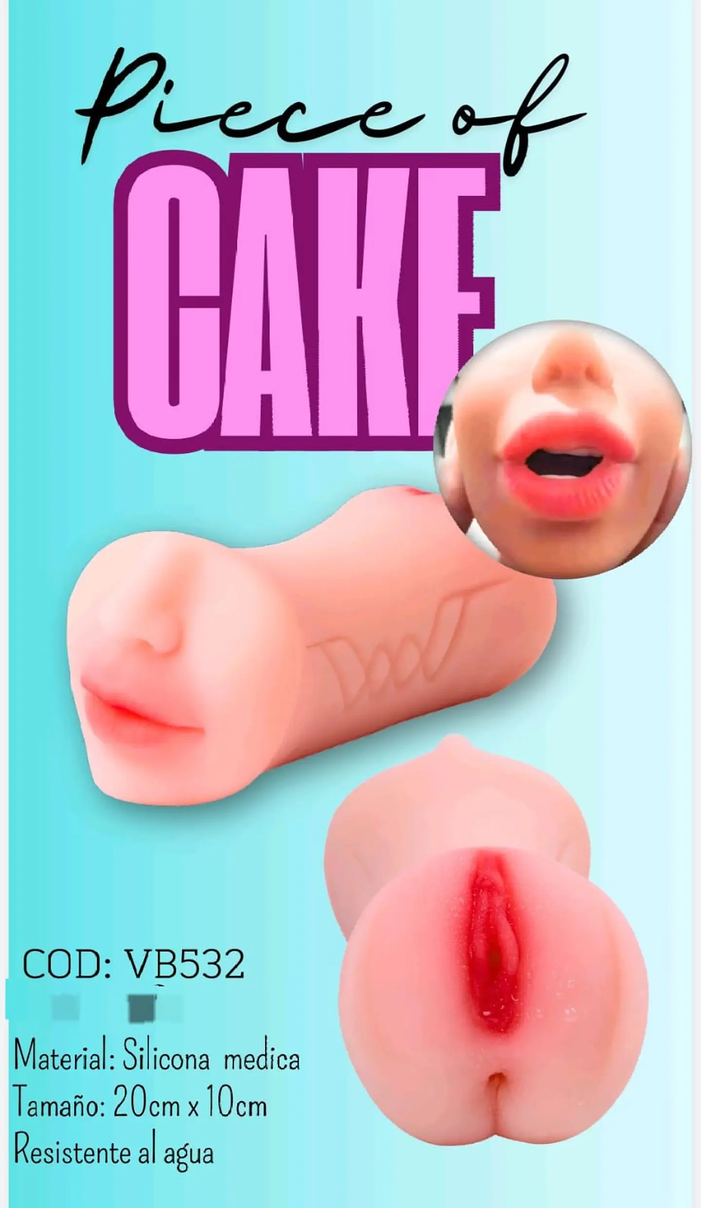 MASTURBADOR BOCA  CAKE 1